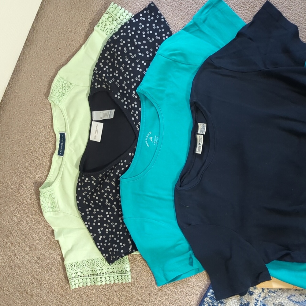 🔥4 Size L short sleeve tops